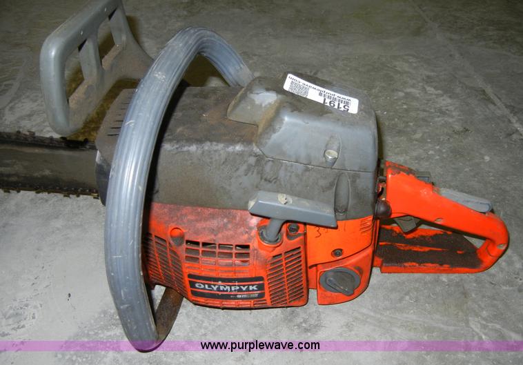 Olympic 962 chainsaw in Ottawa, KS Item 5191 sold Purple Wave
