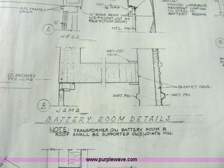 image for item 6120 1987 steel hangar building