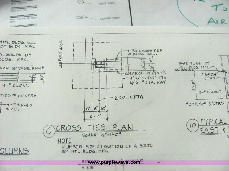 image for item 6120 1987 steel hangar building