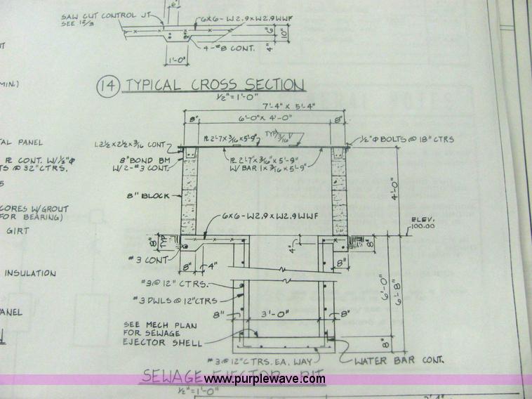 image for item 6120 1987 steel hangar building