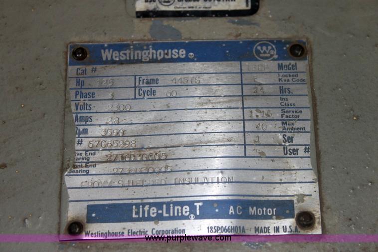 image for item 6291 Westinghouse motor