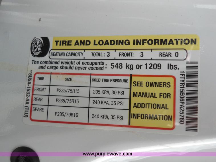 image for item 7809 2006 Ford Ranger supercab pickup truck