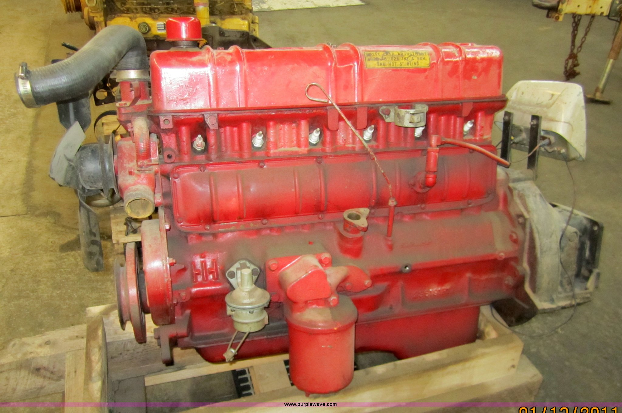 International six cylinder gas engine in Goodland, KS Item 3267 sold