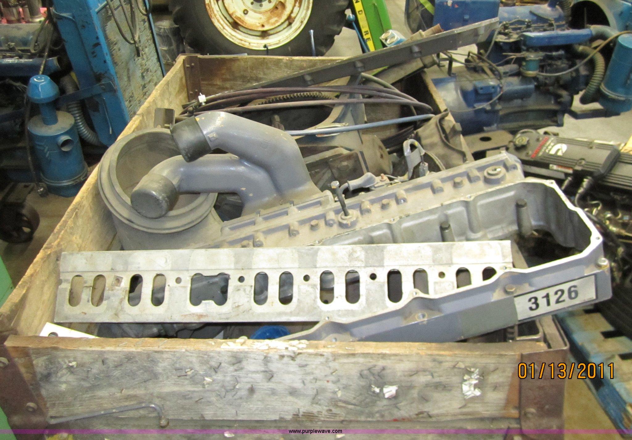 Assorted diesel parts in Goodland, KS Item 3273 sold Purple Wave