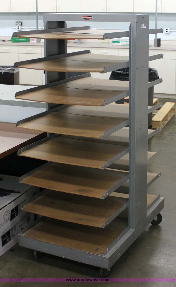 Challenge holding rack on casters in Wichita, KS Item 6187 sold