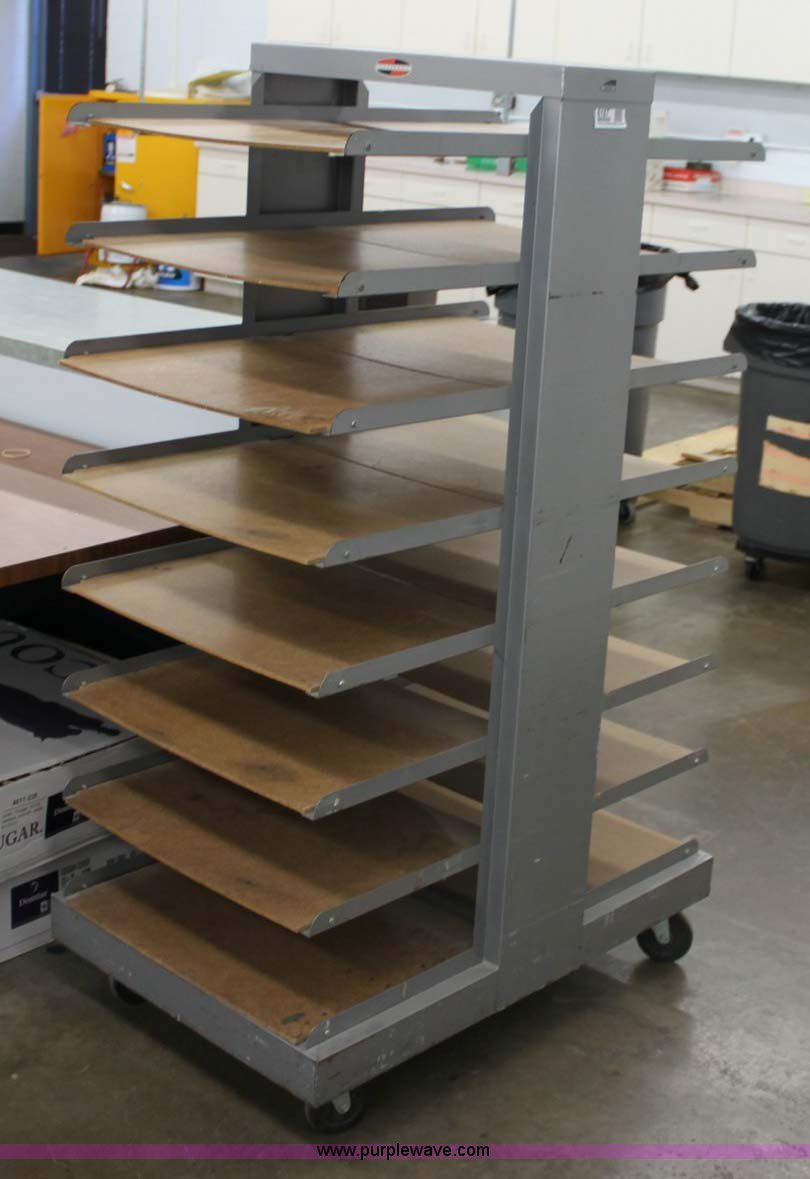 Challenge holding rack on casters in Wichita, KS Item 6187 sold