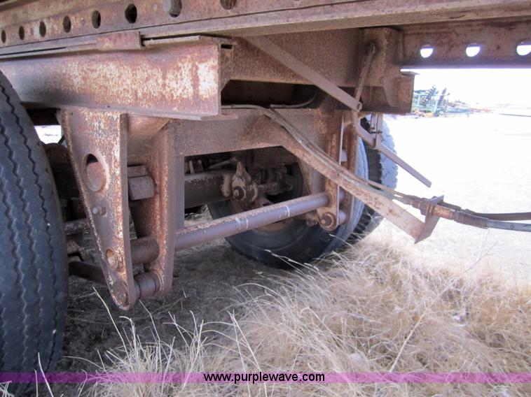 image for item 3318 1973 Hobbs 50' stock trailer