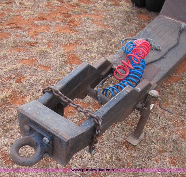 image for item 3512 1990 Shop-built 17' grain hopper pup trailer