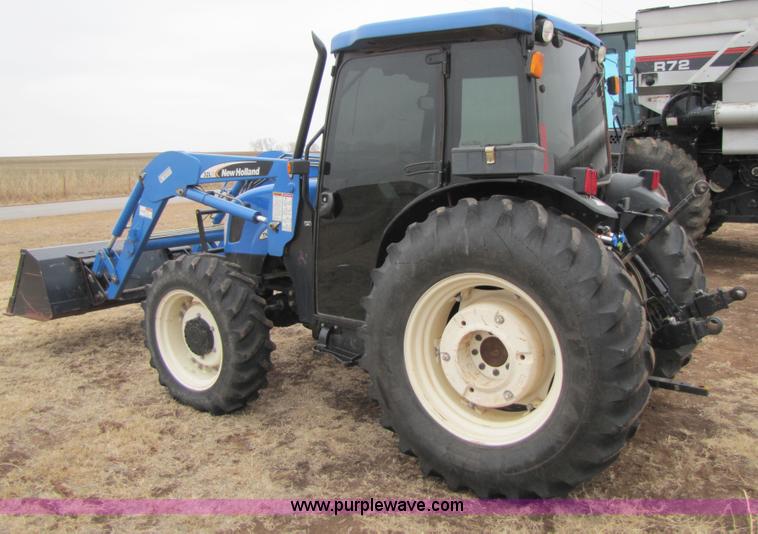 image for item 3574 2005 New Holland TN75DA MFWD tractor