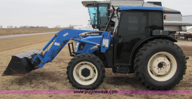 image for item 3574 2005 New Holland TN75DA MFWD tractor