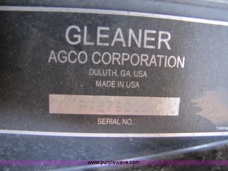 image for item 3575 1999 Gleaner R72 combine