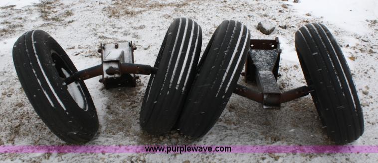 image for item 4643 (2) Hiniker "V" style gauge wheels