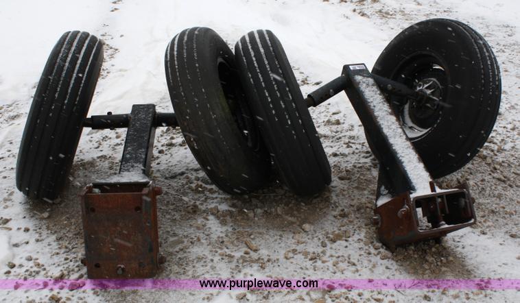 image for item 4643 (2) Hiniker "V" style gauge wheels