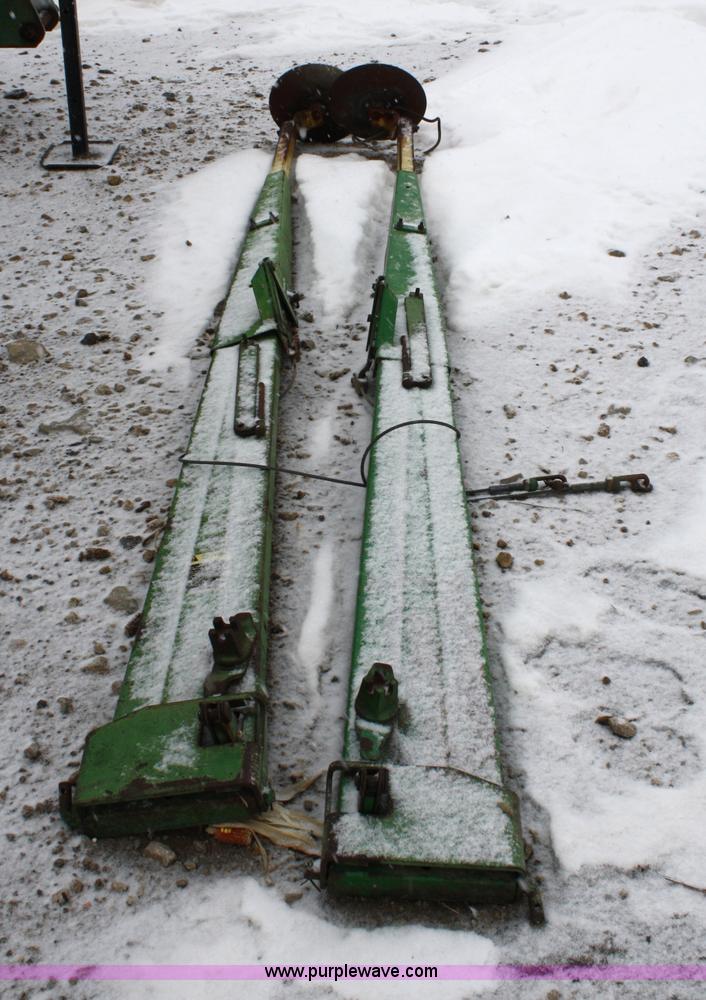 image for item 4648 John Deere 7100 two row planter on wide bar