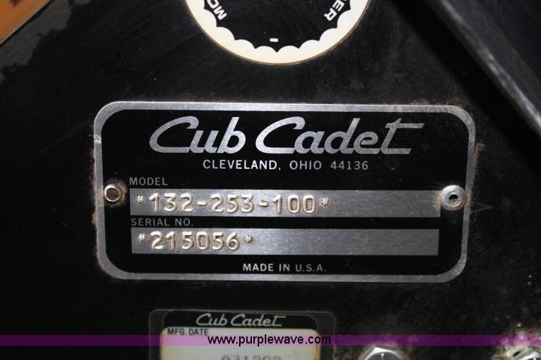 image for item 4654 Cub Cadet 1430 riding lawn mower