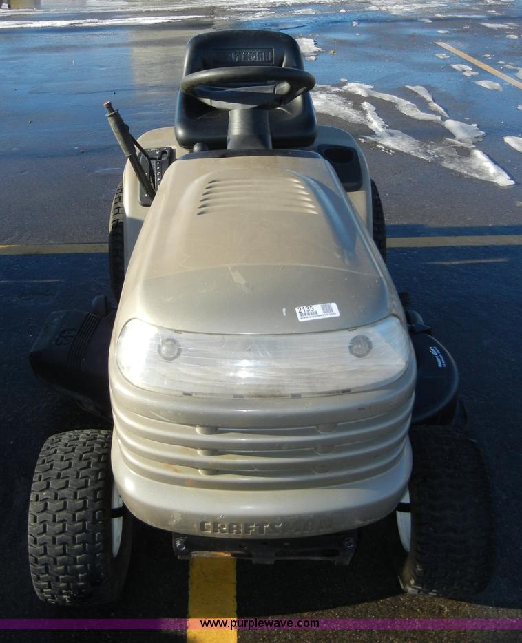 image for item 2135 Craftsman LTX 1000 lawn tractor