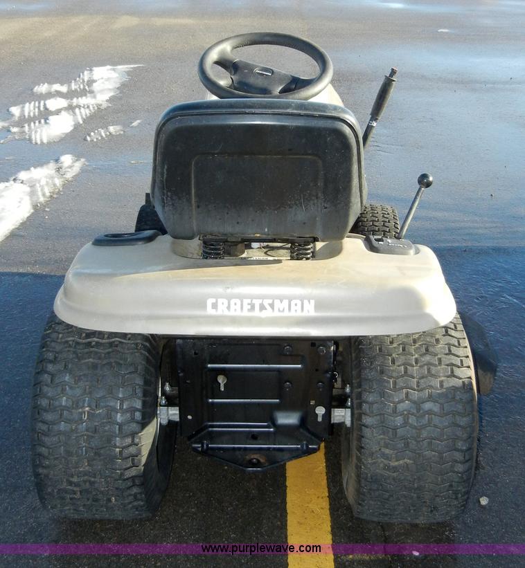 image for item 2135 Craftsman LTX 1000 lawn tractor