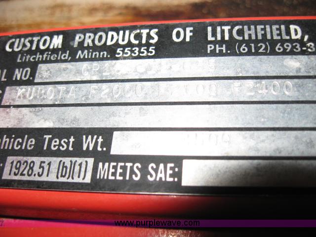 image for item 5548 Kubota F2000 mower