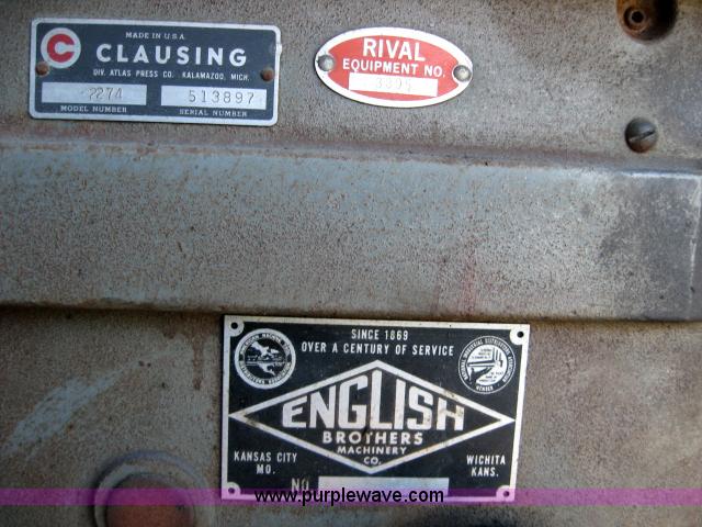 image for item 5595 Clausing electric drill press