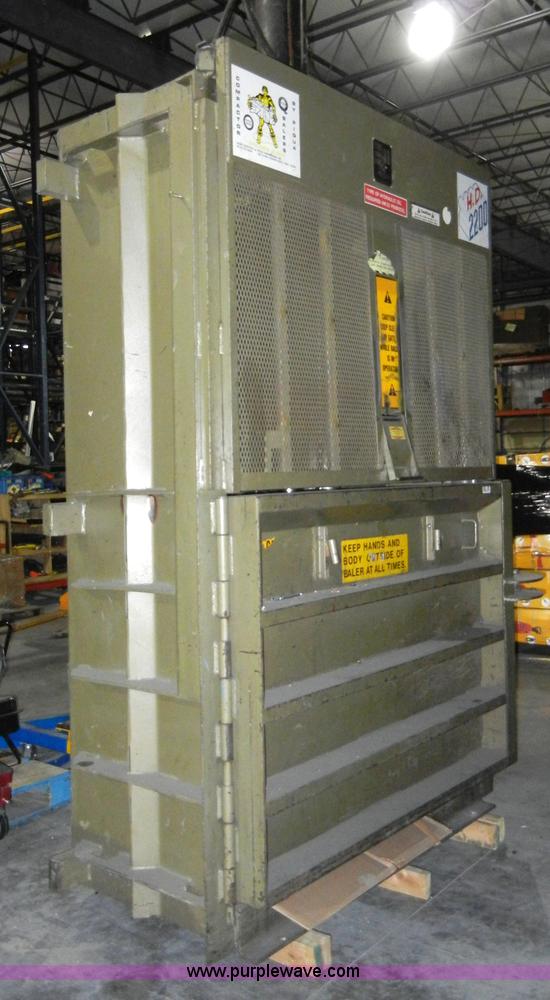 image for item 2054 Piqua series 30 cardboard baler