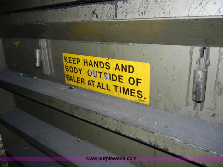 image for item 2054 Piqua series 30 cardboard baler