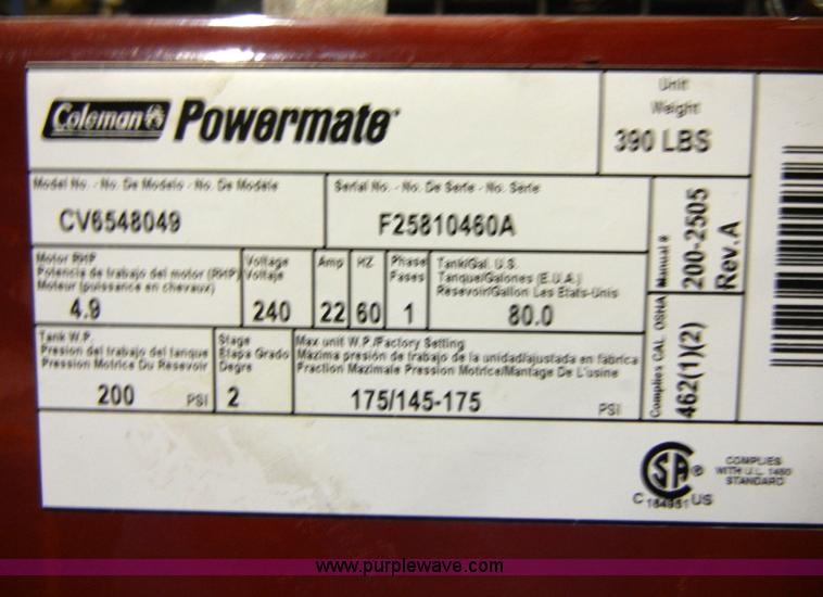 image for item 2367 Coleman Powermate