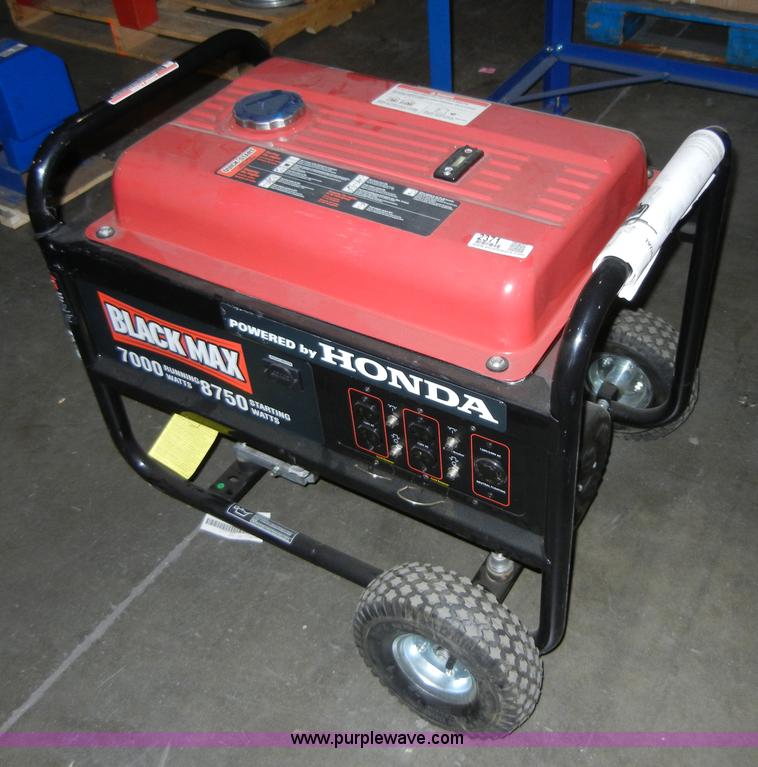 image for item 2371 Honda Blackmax electric generator