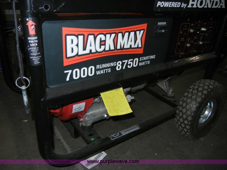 image for item 2371 Honda Blackmax electric generator