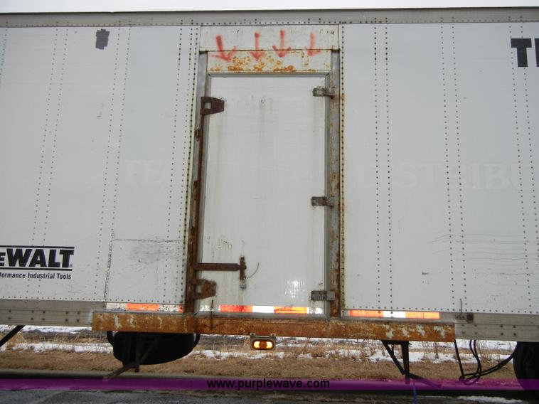 image for item 2413 1996 Wabash SA-102-CW 48' van trailer with interior shelving