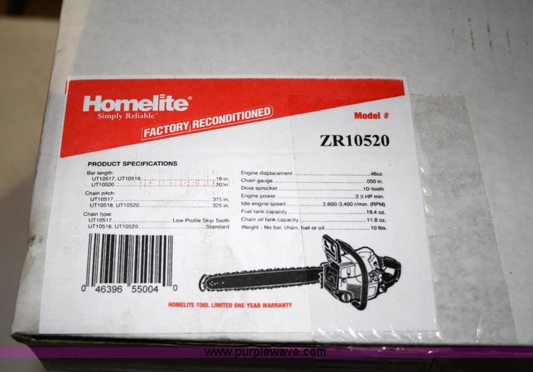 image for item 4692 (4) Homelite 20" chainsaws