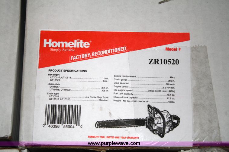 image for item 4698 Homelite chainsaws