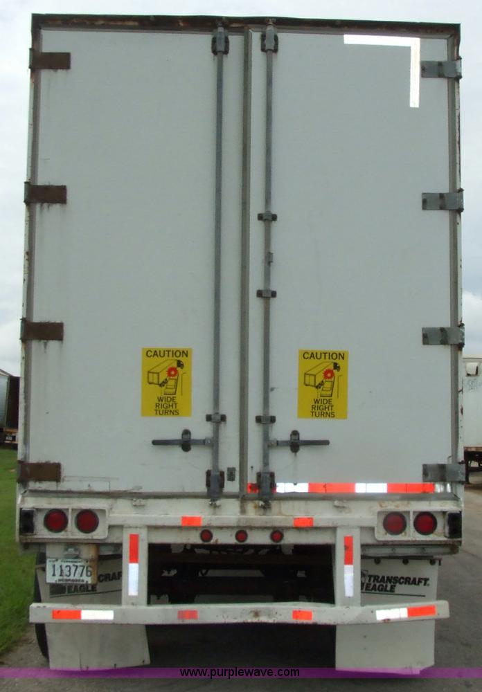 image for item 7146 1995 Stoughton AVW-4857-S-C 48' van trailer with interior shelving and lighting