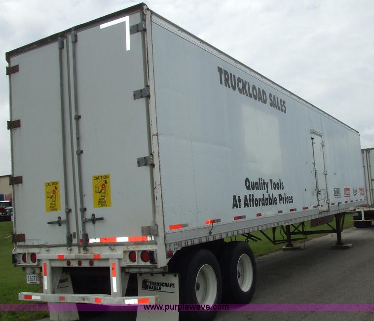 image for item 7146 1995 Stoughton AVW-4857-S-C 48' van trailer with interior shelving and lighting