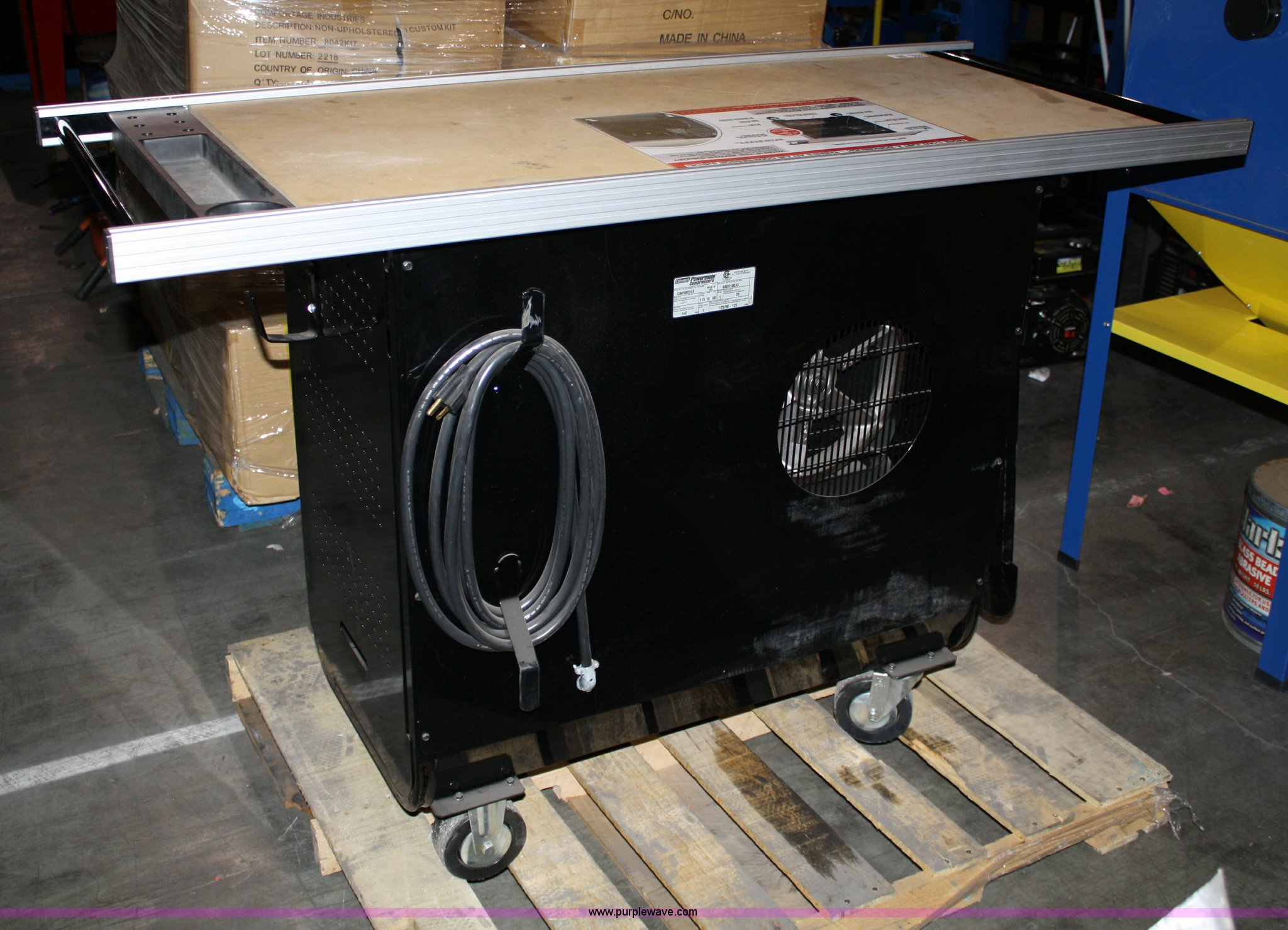 20 gallon air compressor work bench in Spring Hill, KS | Item 5055 sold ...