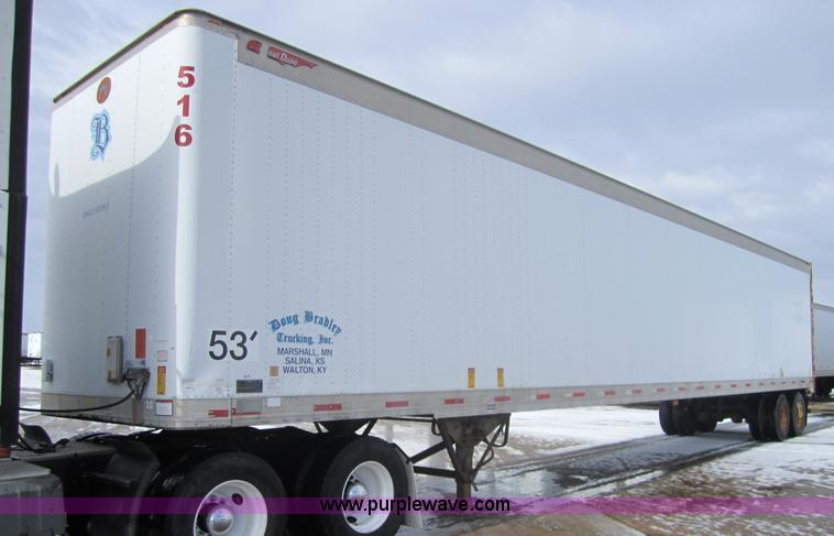 image for item 3040 1998 Great Dane 7411TJWA 53' dry van semi-trailer