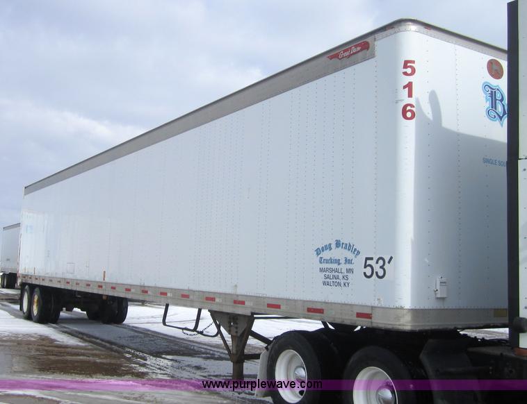 image for item 3040 1998 Great Dane 7411TJWA 53' dry van semi-trailer
