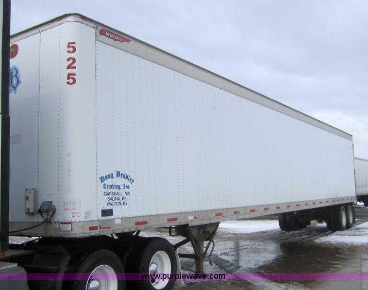 image for item 3041 1998 Great Dane 7411TJWA 53' dry van semi-trailer