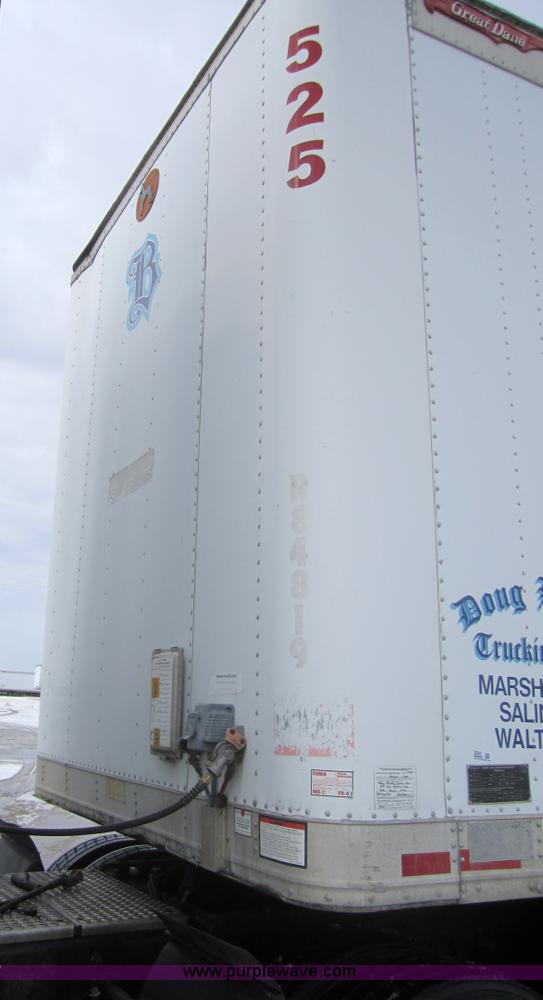 image for item 3041 1998 Great Dane 7411TJWA 53' dry van semi-trailer