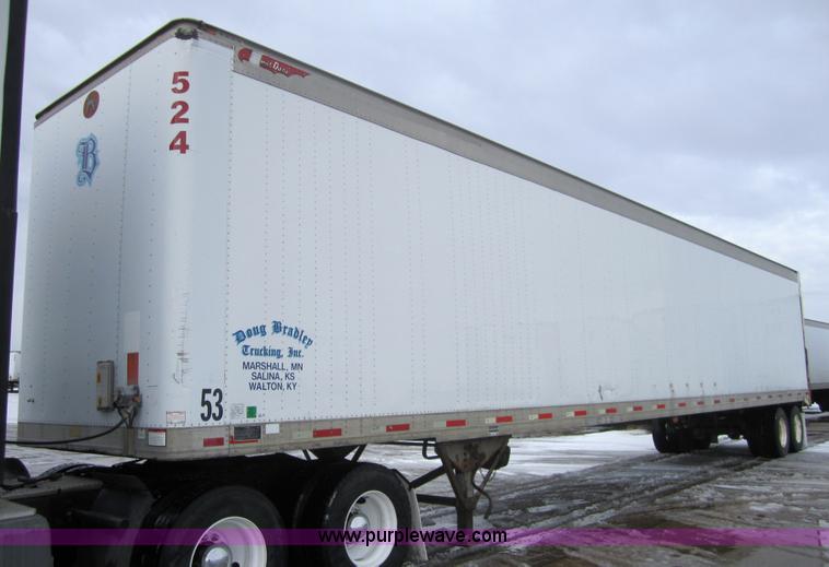 image for item 3042 1998 Great Dane 7411TJWA 53' dry van semi-trailer