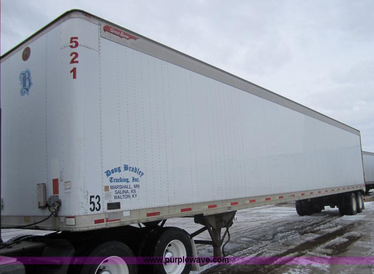 image for item 3043 1998 Great Dane 7411TJWA 53' dry van semi-trailer