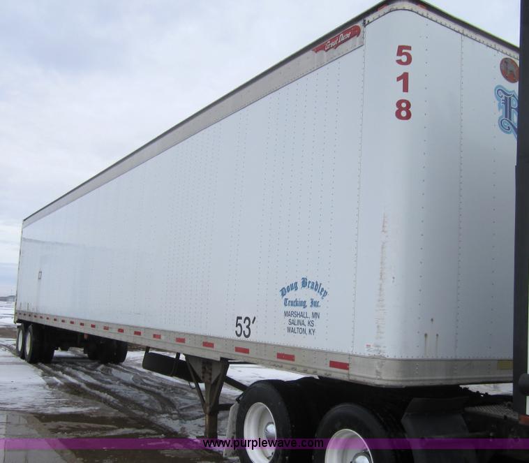 image for item 3047 1998 Great Dane 7411TJWA 53' dry van semi-trailer