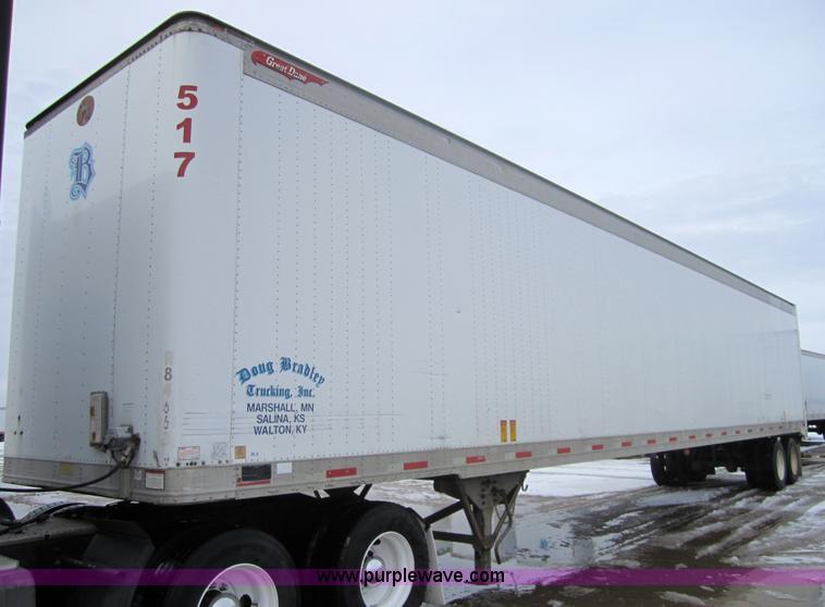 image for item 3048 1998 Great Dane 7411TJWA 53' dry van semi-trailer
