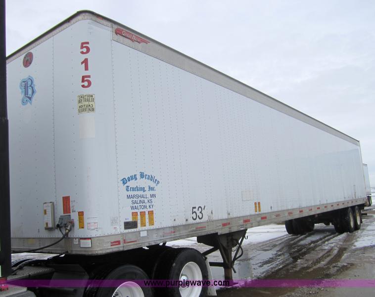 image for item 3049 1998 Great Dane 7411TJWA 53' dry van semi-trailer