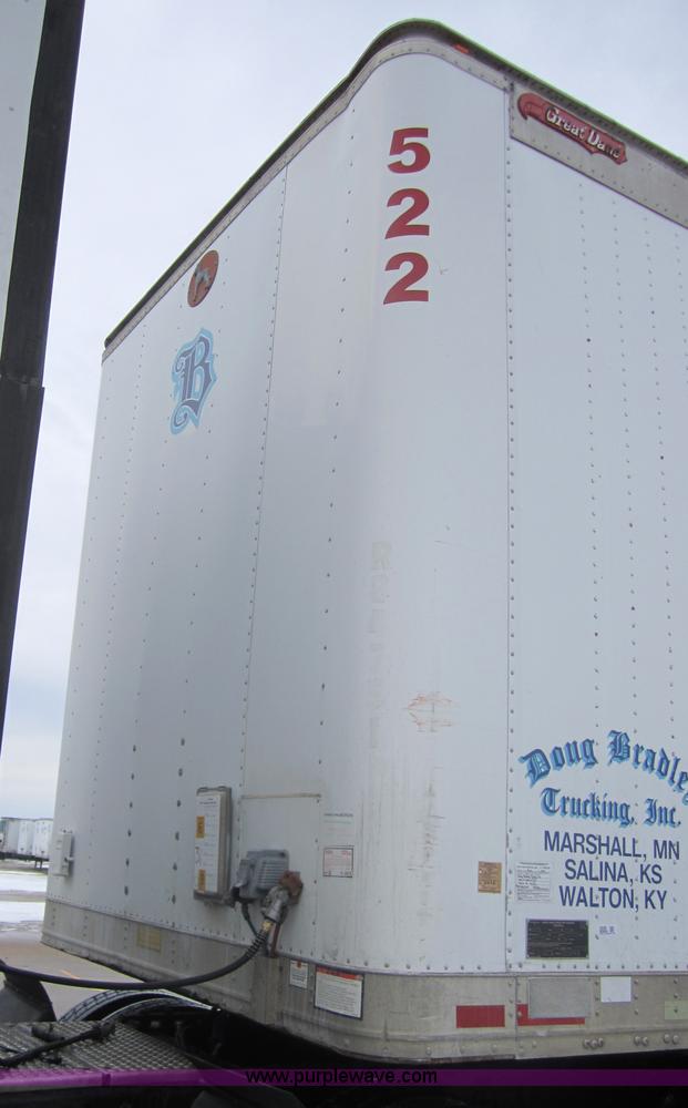 image for item 3050 1998 Great Dane 7411TJWA 53' dry van semi-trailer