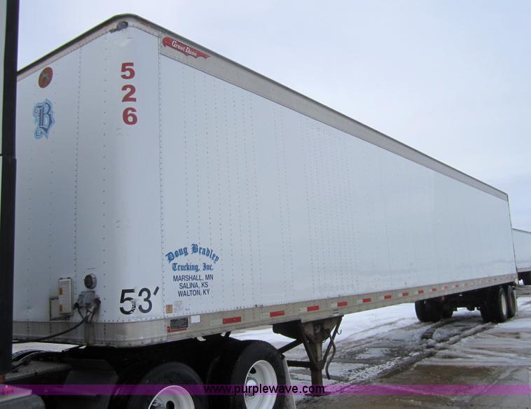 image for item 3051 1998 Great Dane 7411TJWA 53' dry van semi-trailer