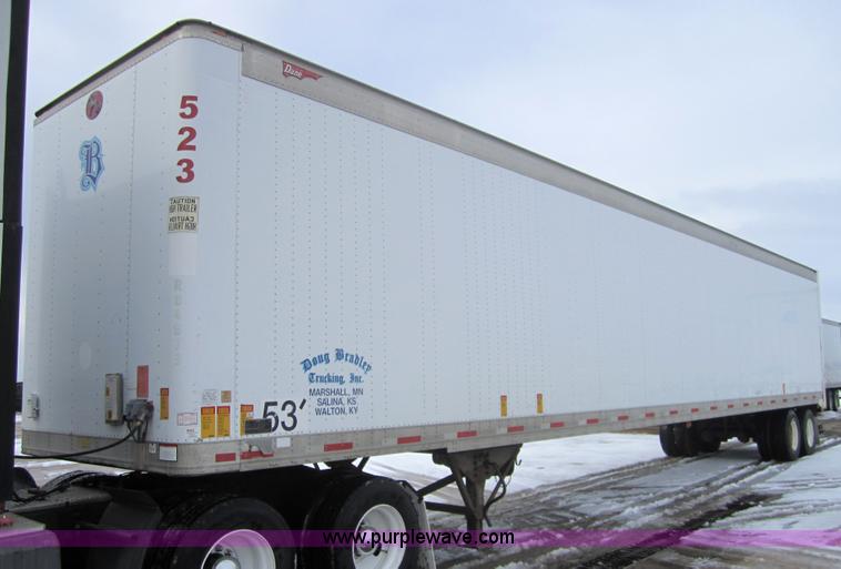 image for item 3052 1998 Great Dane 7411TJWA 53' dry van semi-trailer