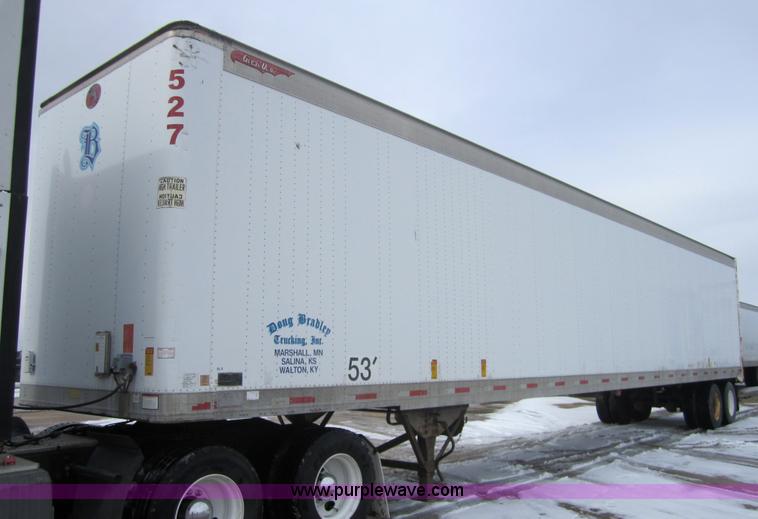 image for item 3053 1998 Great Dane 7411TJWA 53' dry van semi-trailer