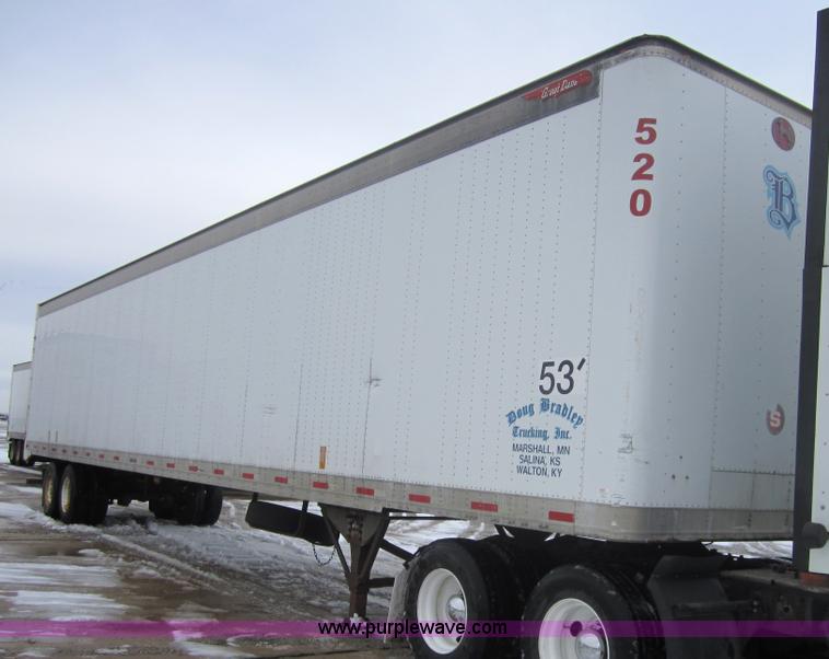 image for item 3054 1998 Great Dane 7411TJWA 53' dry van semi-trailer