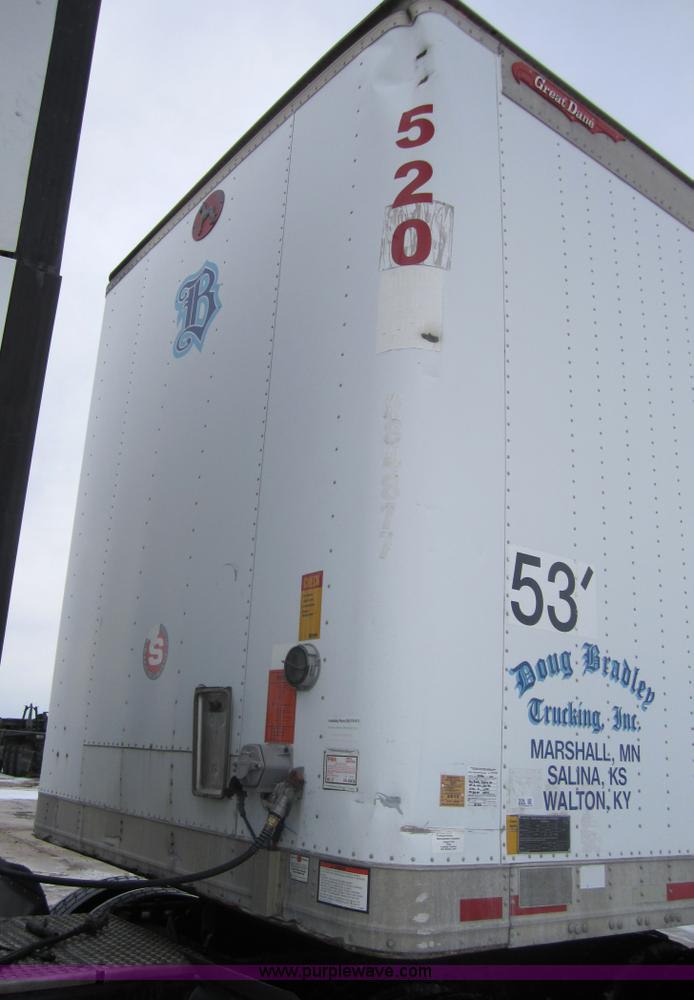image for item 3054 1998 Great Dane 7411TJWA 53' dry van semi-trailer