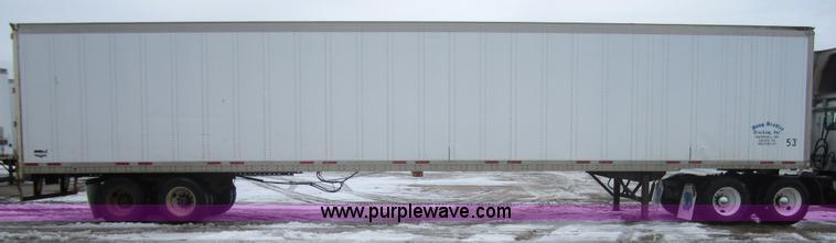 image for item 3055 1999 Wabash 53' dry van semi-trailer